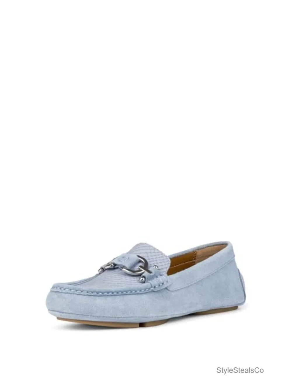 Suede Driving Loafer with Memory Foam, Slip On Women's Shoe